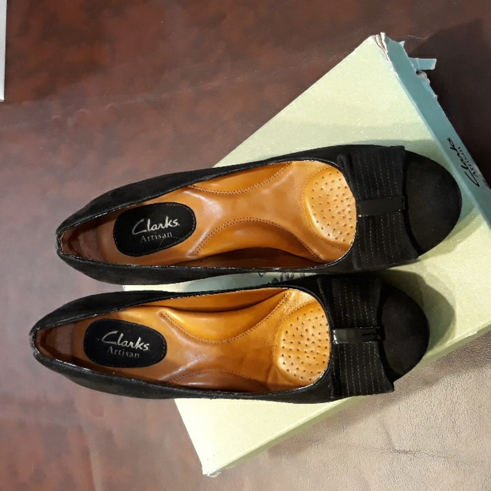 Clark's Black Heels